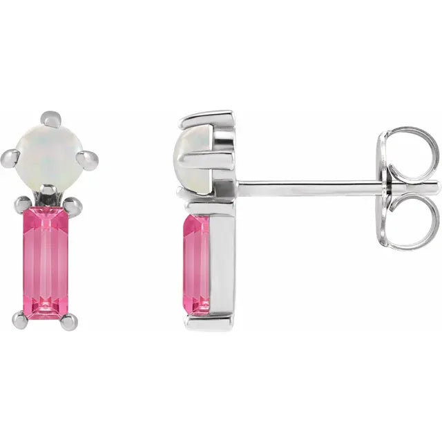 Natural Gemstone Earrings