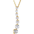Natural Diamond Journey Necklace