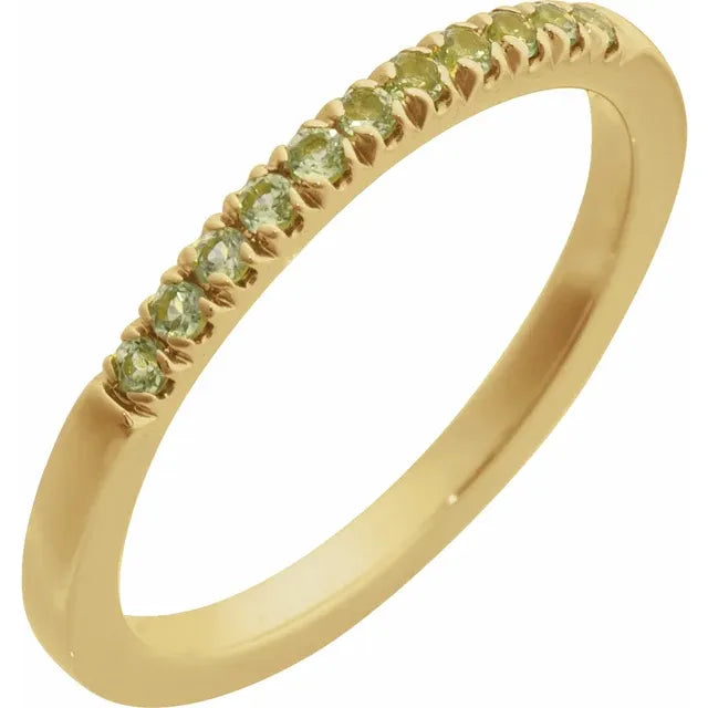Gold Vermeil Stackable Birthstone Ring