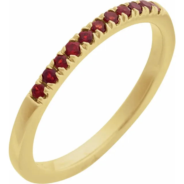 Gold Vermeil Stackable Birthstone Ring