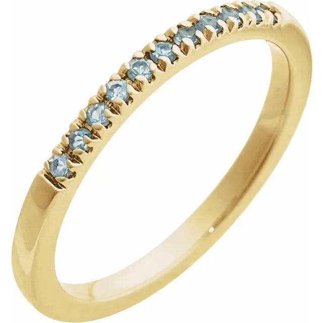Gold Vermeil Stackable Birthstone Ring