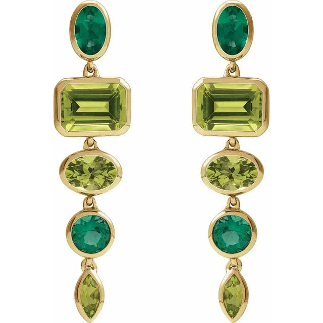 14K Dangle Earrings