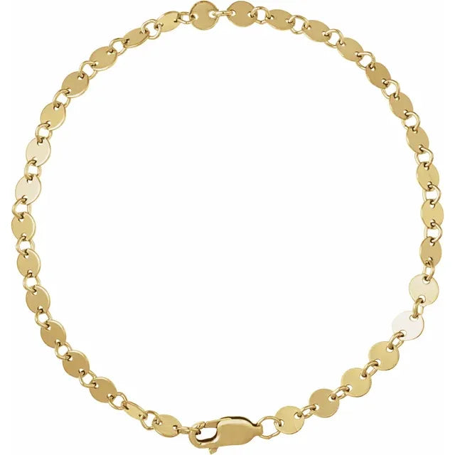 Mirror Chain Necklace or Bracelet