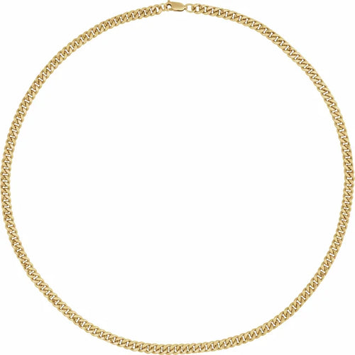14K Yellow Gold-Filled 4.8 mm Curb Chain