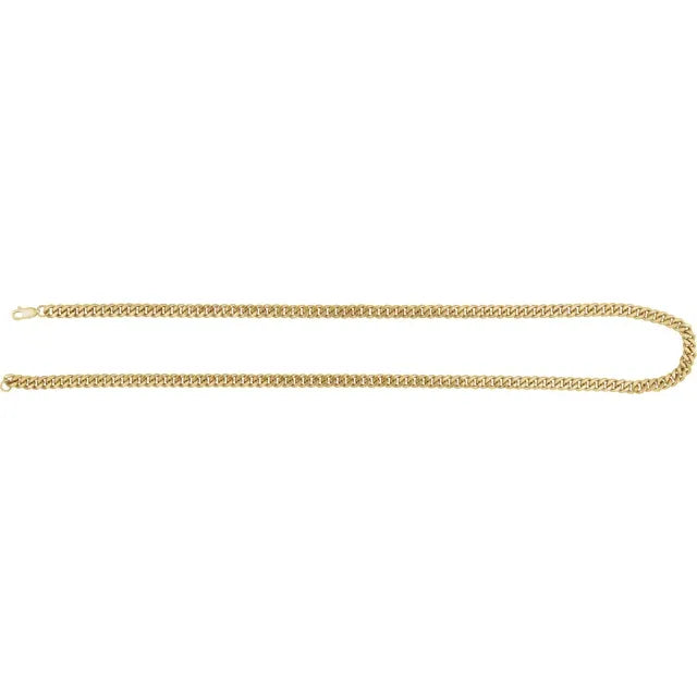14K Yellow Gold-Filled 4.8 mm Curb Chain