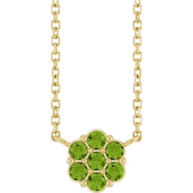 Natural Cluster Necklace