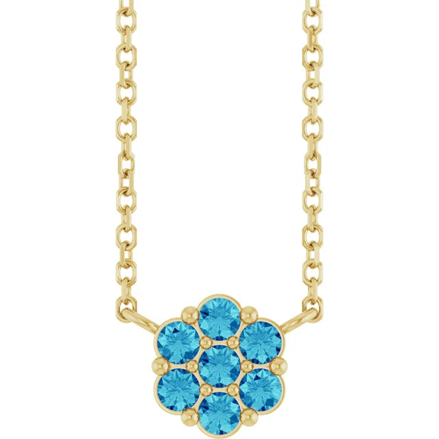 Natural Cluster Necklace