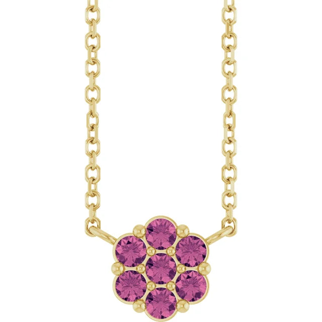 Natural Cluster Necklace