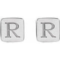 Engravable Geometric Stud Earrings