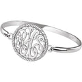 3-Letter Monogram Bangle