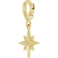Natural Diamond Star Charm