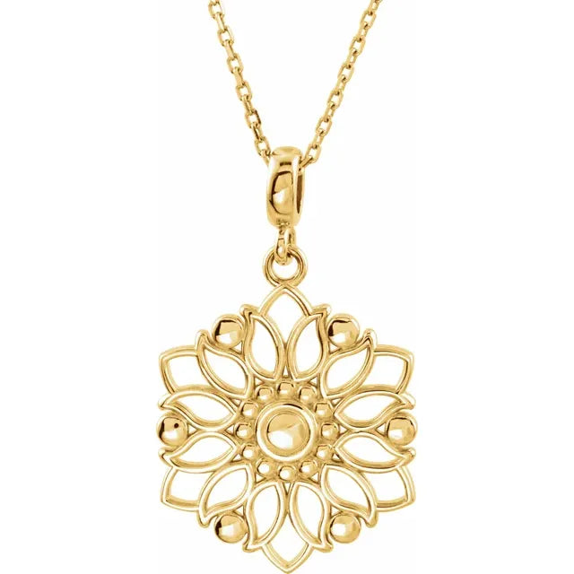 Floral Decorative Necklace