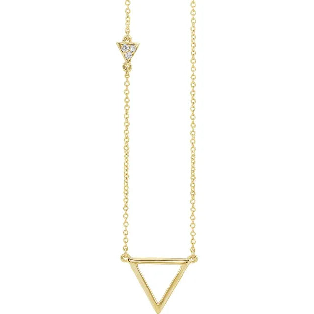 Natural Diamond Triangle