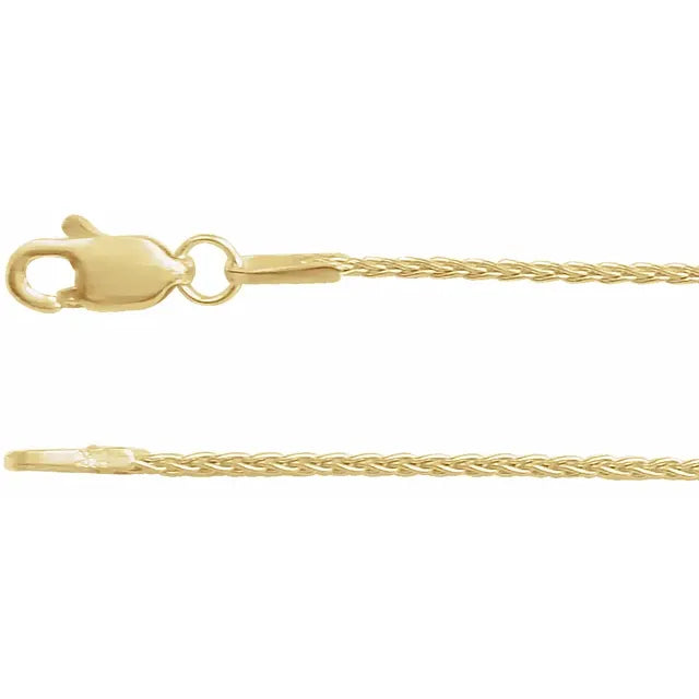 2.4 MM Wheat 18" Pendant Chain