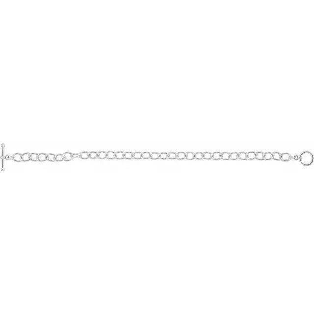 Charm Cable 7 1/4" Bracelet