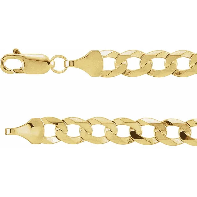 14K Yellow Gold Curb Bracelet