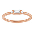 Natural Diamond Stackable Ring